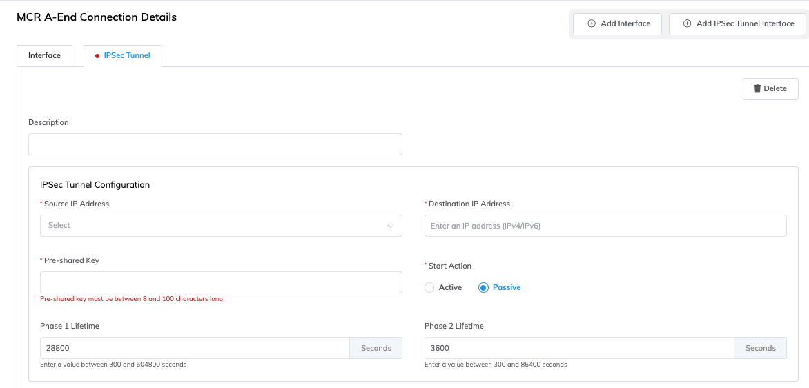 IPSec-Konfigurationsdetails