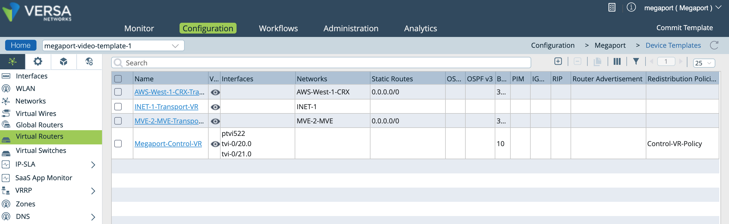 Routers virtuales