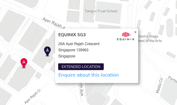 Emplacement étendu