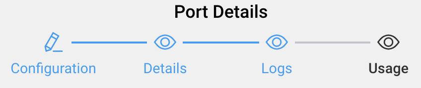 Icône d'usage pour le trafic du Port