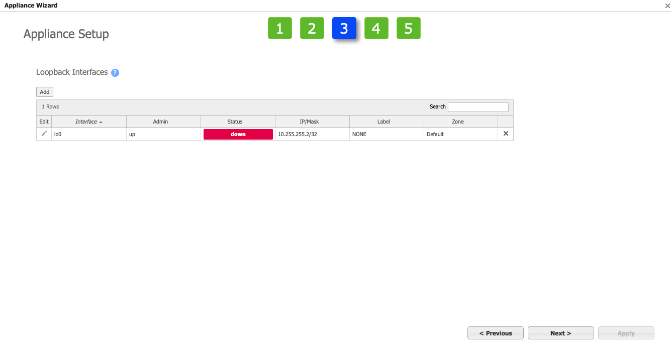 Interface loopback