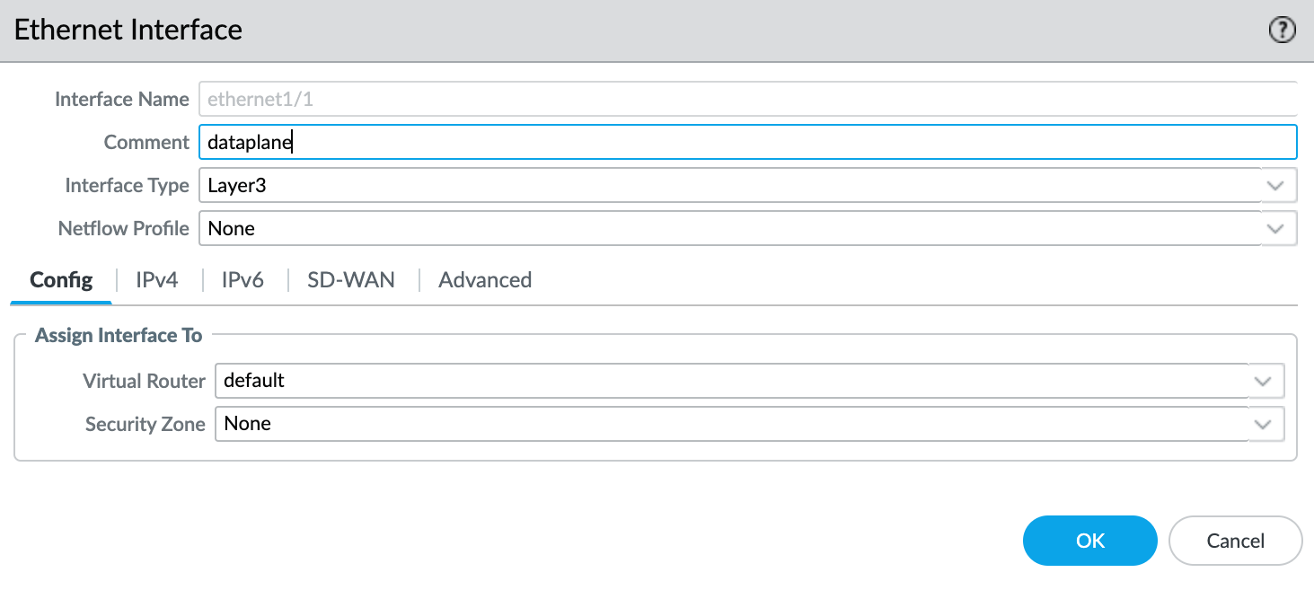 Interfaces Ethernet Palo Alto Networks