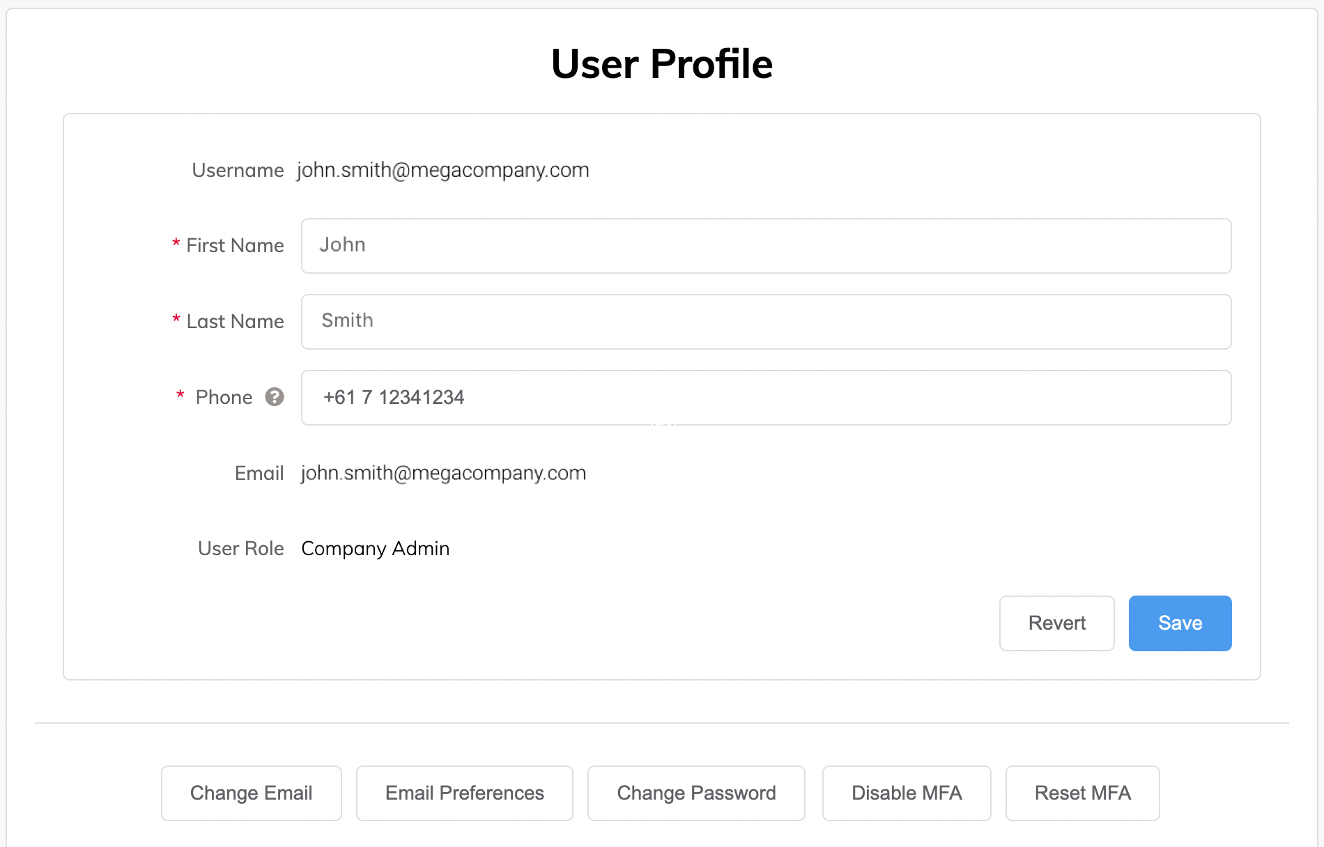 Profil utilisateur
