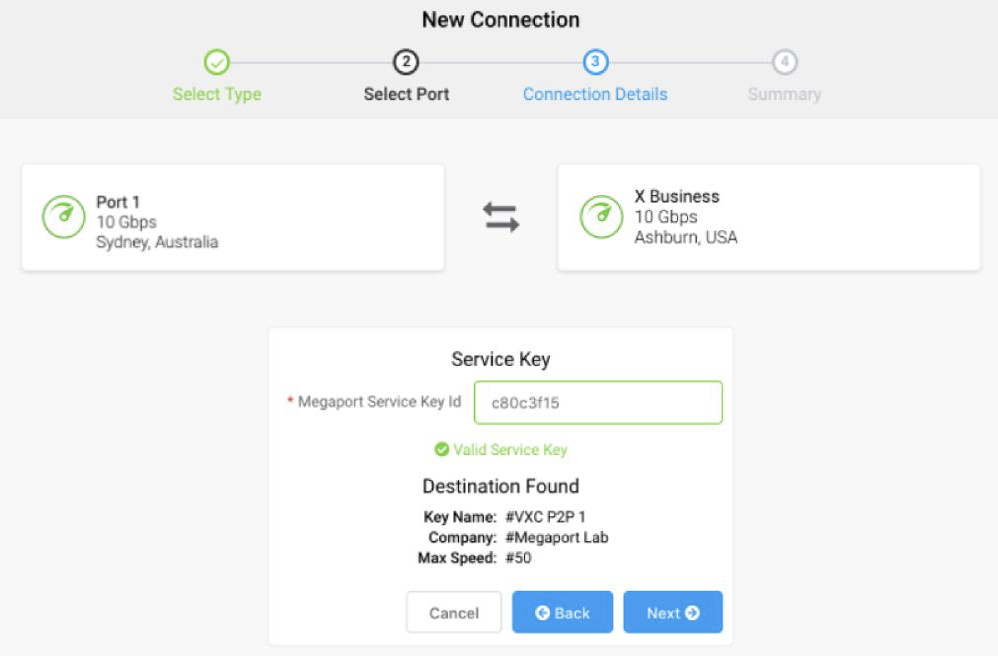 Dettagli di connessione 11:11 Systems