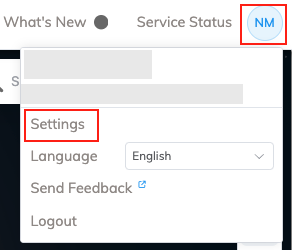 Questa immagine mostra come accedere al menu delle impostazioni