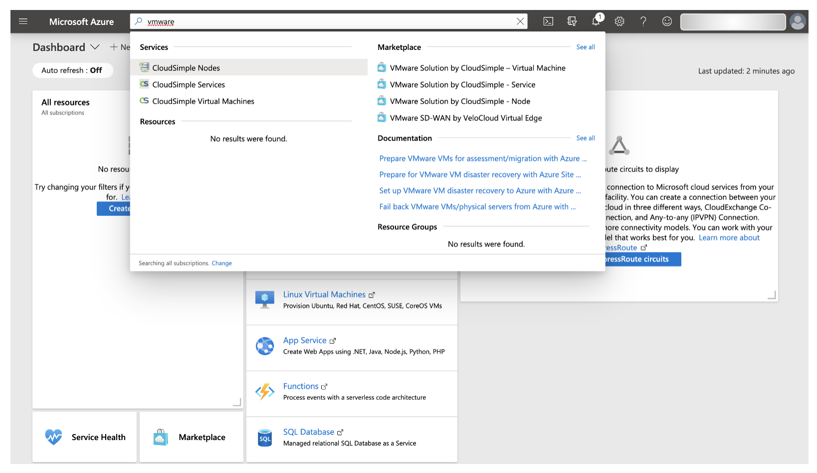Azure account
