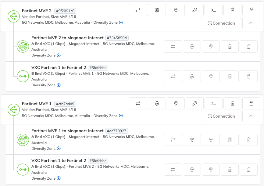 VXC 連線