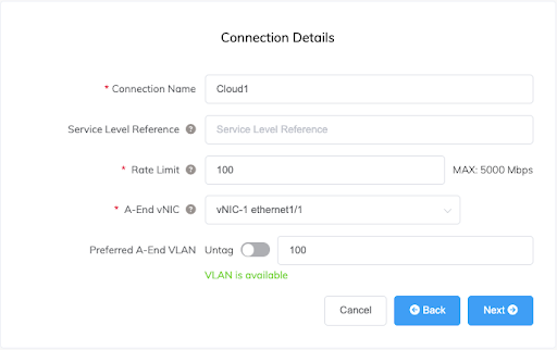 資料平面 VXC
